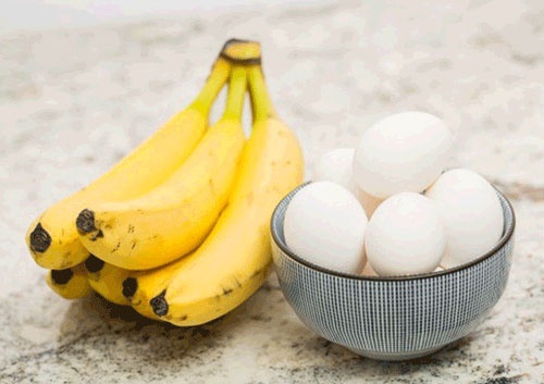 giảm cân với trứng và chuối